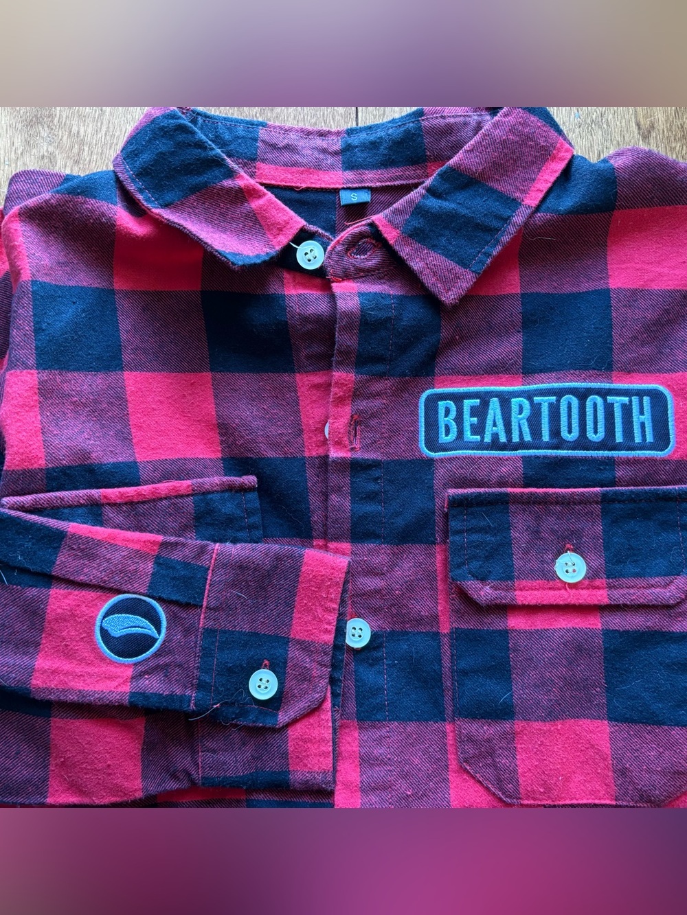 Beartooth Red & Black Plaid Button-Up Shirt